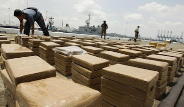Estados Unidos decomisa cocaína por $93 millones cerca de Colombia y Panamá