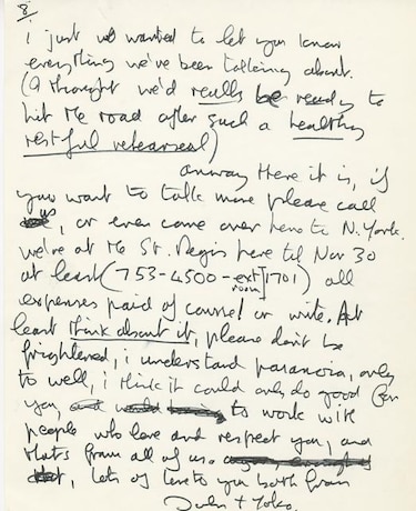 Cartas de George Washington, Van Gogh y John Lennon se subastarán en N. York