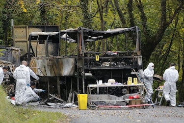 Recuperados 21 cuerpos de un accidente en Francia