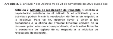 Tribunal Electoral cambia reglas para revocatoria de mandato: firma deberá ser presencial y se podrá renunciar