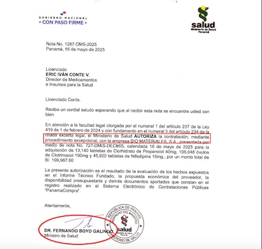 El Minsa autorizó a la antigua empresa del ministro Boyd a importar medicinas sin registro sanitario