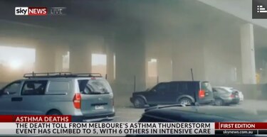 Tormenta eléctrica y de polen 'Asthma' deja seis muertos en Australia