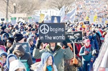 Marchan contra el aborto en EU