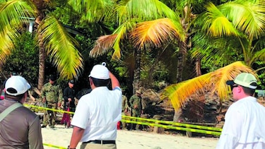 Prosigue limpieza de explosivos en isla Iguana