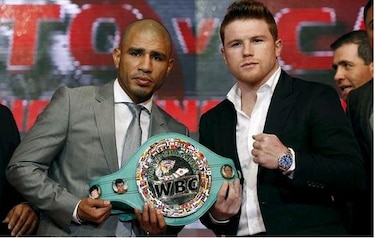 Cotto y Canelo Álvarez se enfrentan en Las Vegas