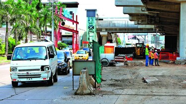 Una ruta estropeada y peligrosa