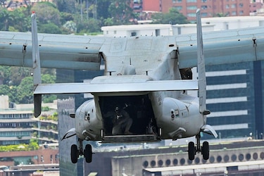Las imágenes del ejercicio militar de EU en Caracas autorizado por el gobierno de Venezuela