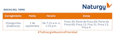 Trabajos de mantenimiento en la red eléctrica del 31 de agosto al 6 de septiembre de 2026