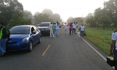 Protestan por constantes apagones eléctricos en Veraguas