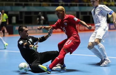Gol del panameño Castrellón entre los 10 mejores del Mundial de Futsal