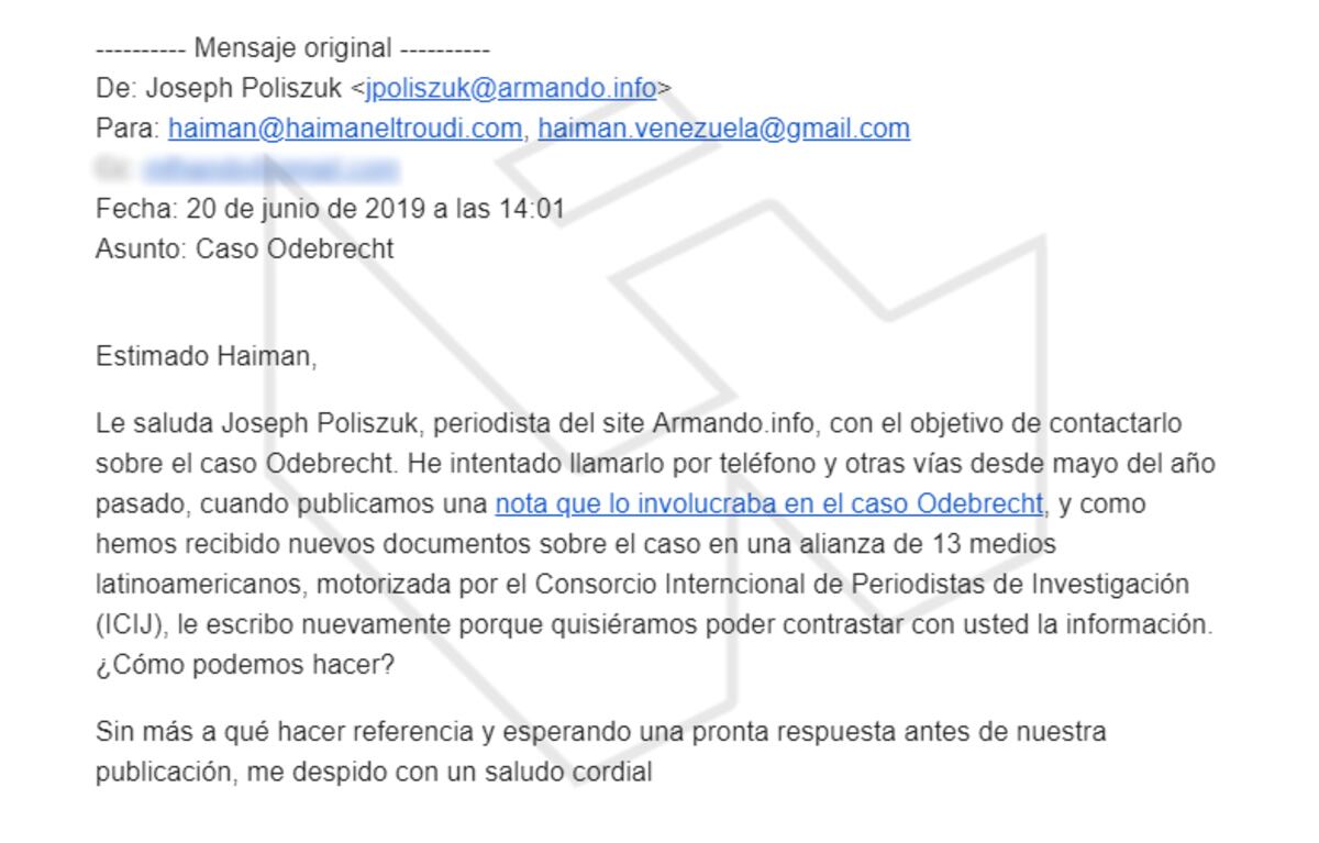 Los pagos de la caja dos de Odebrecht alcanzaron el entorno del torturador de Venezuela