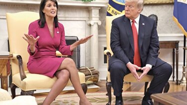 Nikki Haley, la última en dejar el gobierno de Donald Trump