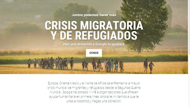 Google lanza campaña por crisis de los migrantes