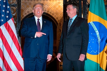 Donald Trump elogia ‘trabajo fantástico’ de Jair Bolsonaro