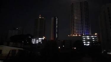 Varios sectores de la ciudad capital se quedaron sin electricidad