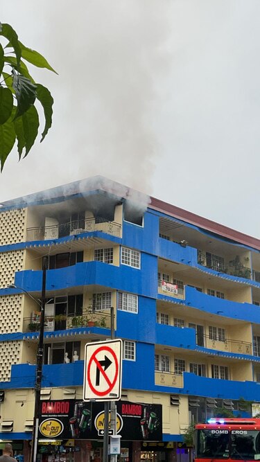 Controlan incendio en un apartamento ubicado en vía Argentina