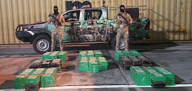 Incautan 2,300 paquetes de presunta cocaína en Colón y Veraguas