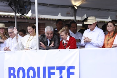 Moscoso reaparece junto a Mulino en Boquete tras la convención del Partido Panameñista