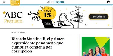 Así titularon los medios internacionales la condena de Ricardo Martinelli