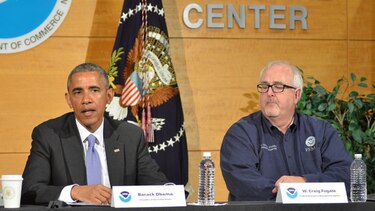 Obama dice que cambio climático no causa huracanes, pero los hace más fuertes
