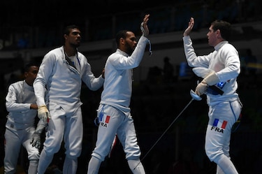 Francia elimina a Venezuela en espada por equipos masculinos