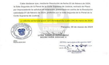 La sentencia condenatoria de New Business queda ejecutoriada, a partir de hoy