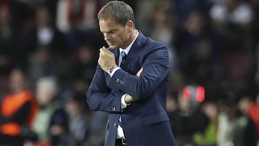 El entrenador holandés Frank De Boer, cesado por el Inter Milan