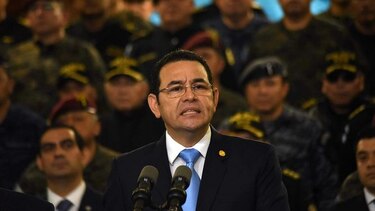 Presidente de Guatemala anuncia fin de la CICIG