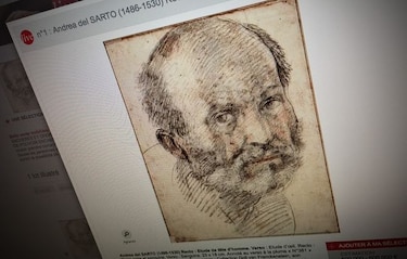 Un dibujo de Andrea del Sarto  subastado por 3.5 millones de dólares