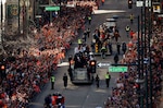 Denver festeja el campeonato de Super Bowl de los Broncos