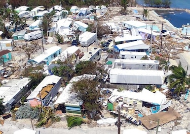Autoridades calculan destrucción del 25% de casas en los Cayos