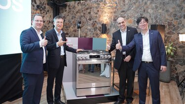La novedosa estufa a gas de LG Electronics
