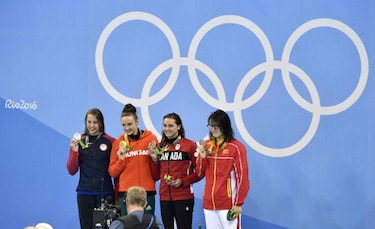 Hosszu, primera nadadora con 2 medallas de oro en Río