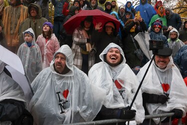 La lluvia protagonizó el tradicional desfile de Acción de Gracias de Macy’s