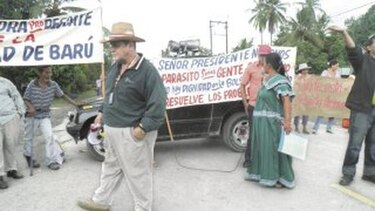Protestas en San Félix y Barú por falsas promesas
