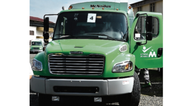 AAUD recibe 12 nuevos camiones compactadores