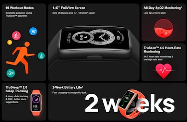 4 tipos de ejercicios para ponerte en forma con la nueva Band 6