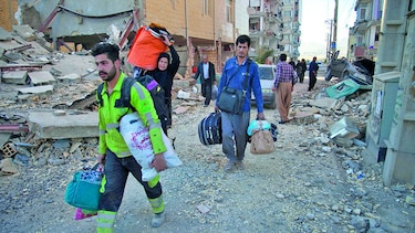 Terremoto entre Irán e Irak mata a 407 personas