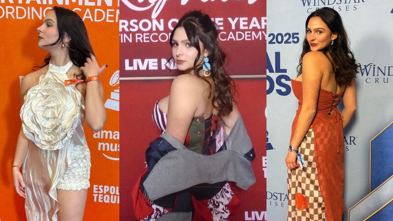 La cantante Yael Danon y sus atuendos de diseño panameño en los Latin Grammy 2025