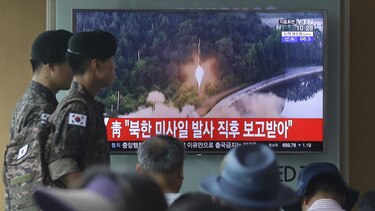 Corea del Norte disparó un misil balístico que cayó en el Mar de Japón