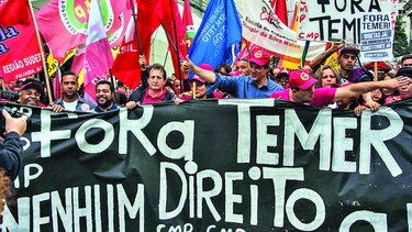 Protestas marcan festejo en Brasil