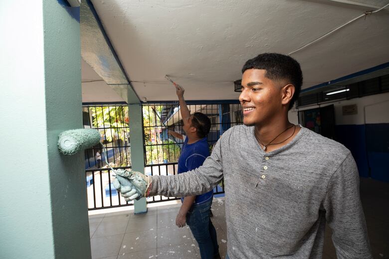 Continúan las jornadas de mantenimiento de las escuelas, ante el inicio del año escolar