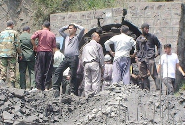 Localizan 21 cadáveres en mina iraní tras accidente