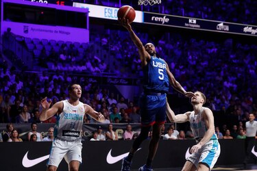 Estados Unidos se divierte en Málaga ante una Eslovenia sin Doncic