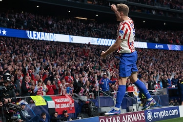 Atlético de Madrid goleó al Brugge y sigue en la pelea por la Liga de Campeones