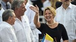 Primera dama Lorena Castillo participó de la misa celebrada por el Papa