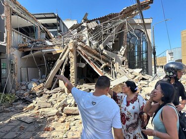 Las impactantes imágenes de los destrozos causados por el potente terremoto que sacudió Colombia