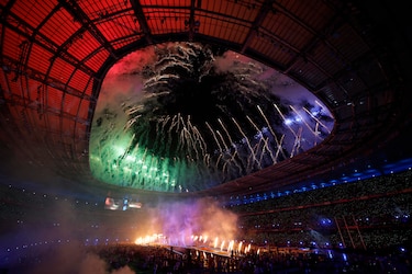 París despide los Juegos con una fiesta electrónica de Jean-Michel Jarre