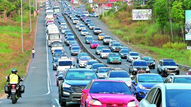 Carreteras están sin capacidad