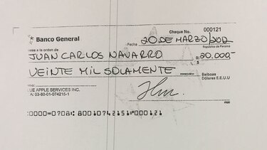 Blue Apple Services aportó 20 mil dólares a la campaña de Juan Carlos Navarro